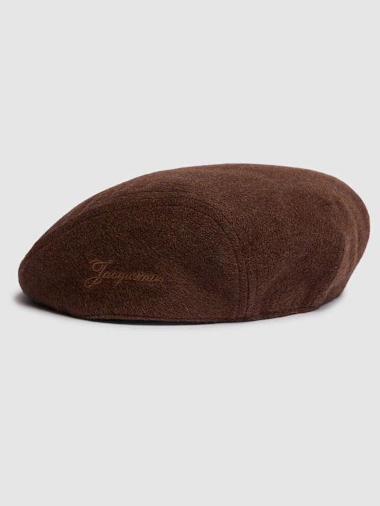 Jacquemus: Le Beret Valerie wool hat - men_1 | Luisa Via Roma