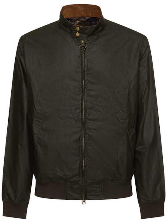 BARBOUR: Jacke aus gewachster Baumwolle "Royston" - men_0 | Luisa Via Roma