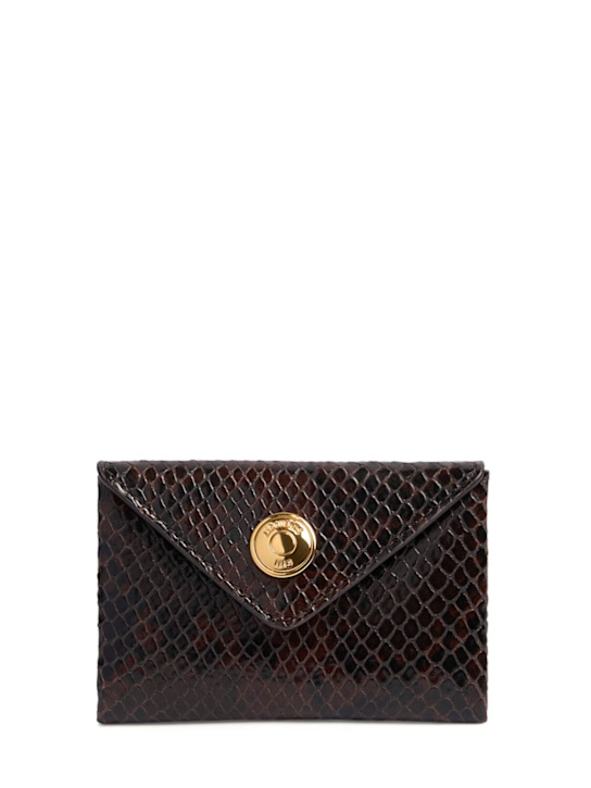 Jacquemus: Le Porte Enveloppe leather wallet - women_0 | Luisa Via Roma
