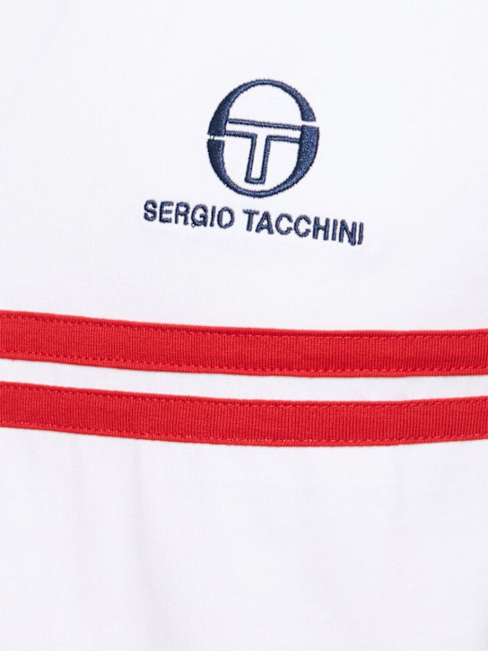 Sergio Tacchini: Supermk2 t-shirt - White - men_4 | Luisa Via Roma
