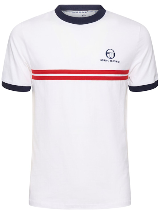 Sergio Tacchini: Supermk2 t-shirt - White - men_0 | Luisa Via Roma