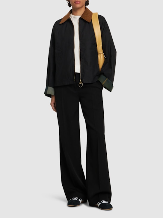 BARBOUR: Giacca Catlin in cotone impermeabile - women_1 | Luisa Via Roma