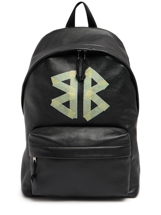 Balenciaga: Explorer nylon backpack - Black - men_0 | Luisa Via Roma