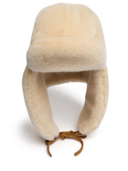 Jacquemus: La Chapka shearling hat - men_0 | Luisa Via Roma