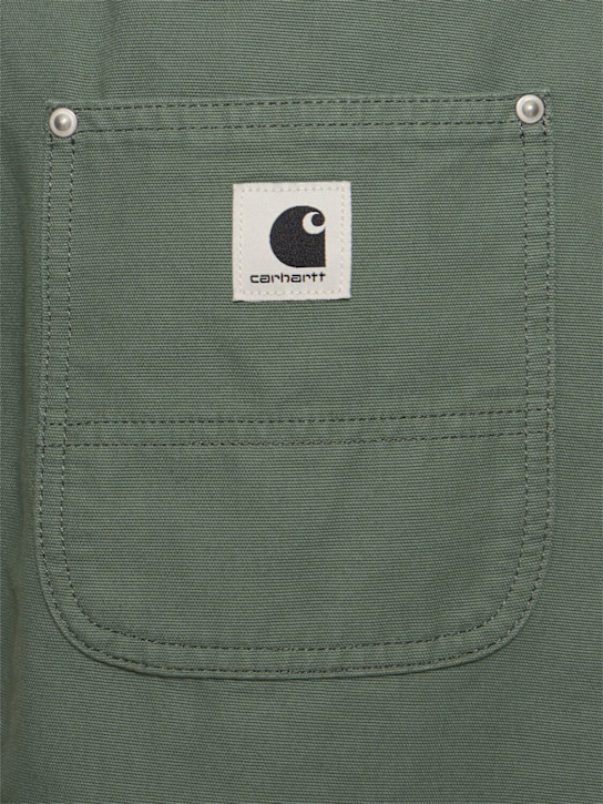 Carhartt WIP: Maeve double knee skirt - Park Green - women_4 | Luisa Via Roma