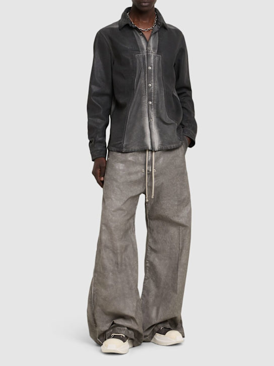 Rick Owens DRKSHDW: Camicia Splintered - men_1 | Luisa Via Roma