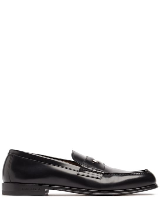 Dsquared2: Neoclassic leather loafers - men_0 | Luisa Via Roma
