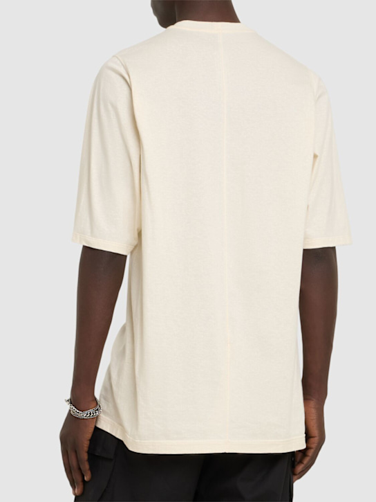 Rick Owens: Jumbo SS maxi t-shirt - Natural Black - men_2 | Luisa Via Roma