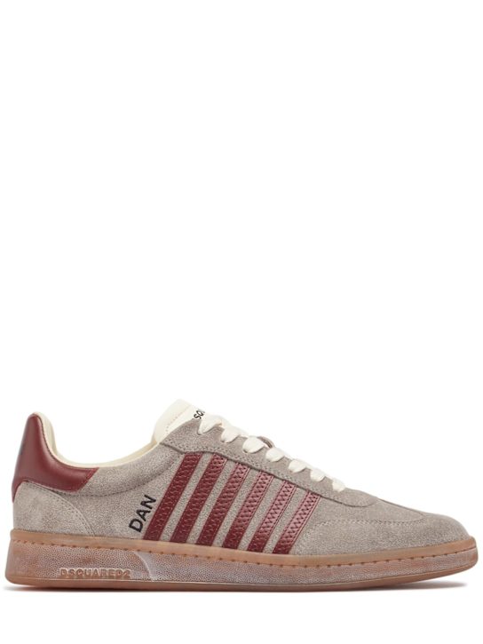 Dsquared2: Wildleder-Sneakers „Boxer“ - men_0 | Luisa Via Roma