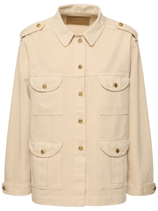 Blazé Milano: Nariida Maya sahariana jacket - Beige - women_0 | Luisa Via Roma