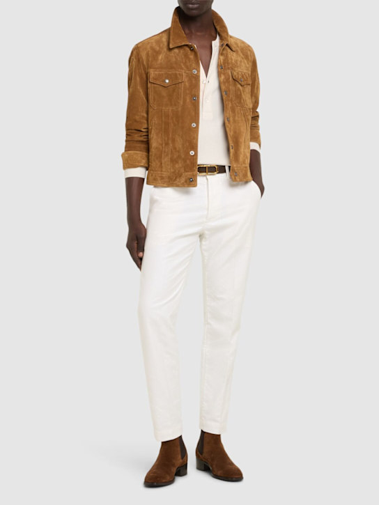 Soft suede jacket - Thumbnail 2