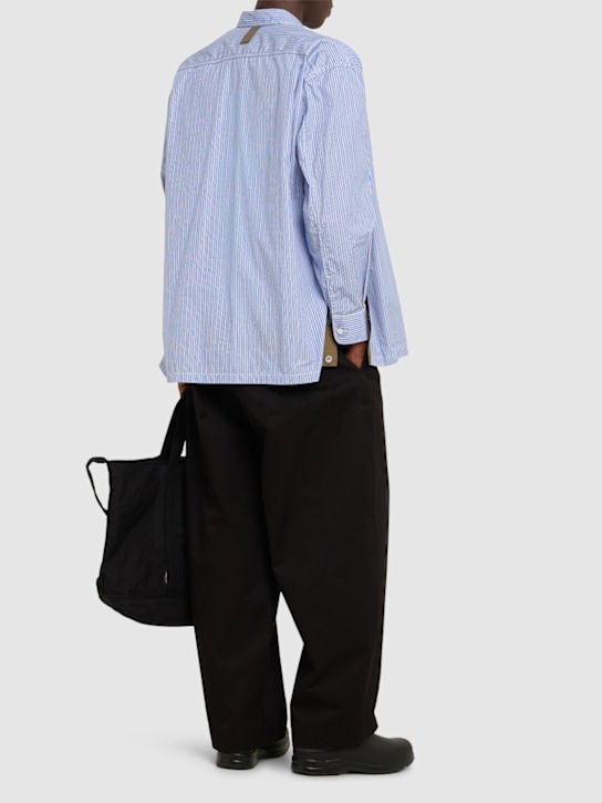 Comme des Garçons Homme: Cotton striped shirt - Multicolor - men_1 | Luisa Via Roma