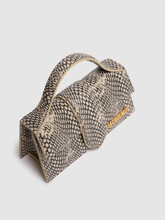 Jacquemus: Le Bambino snake effect leather bag - women_1 | Luisa Via Roma