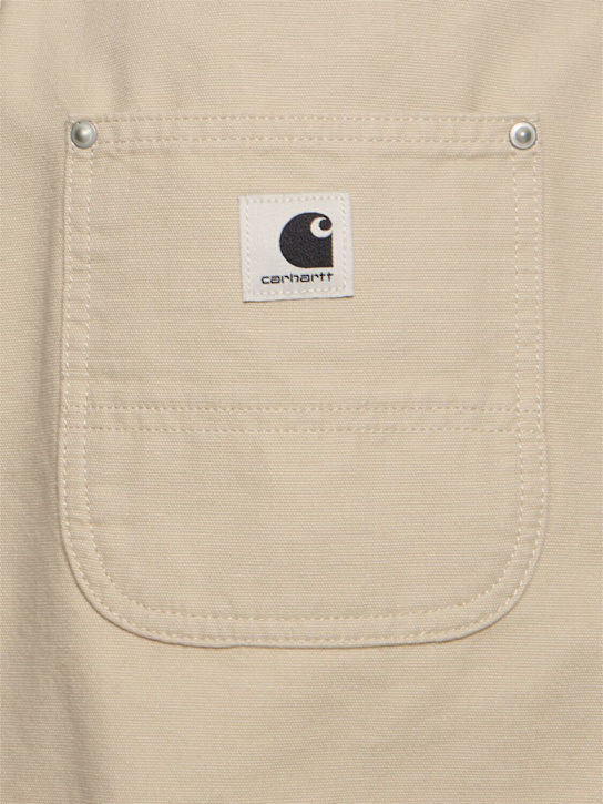 Carhartt WIP: Falda de algodón - Fleur De Sel - women_4 | Luisa Via Roma