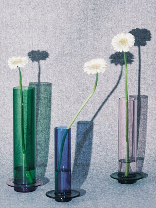 Serax: Small Mix Glass Towers vase - Blue - ecraft_1 | Luisa Via Roma