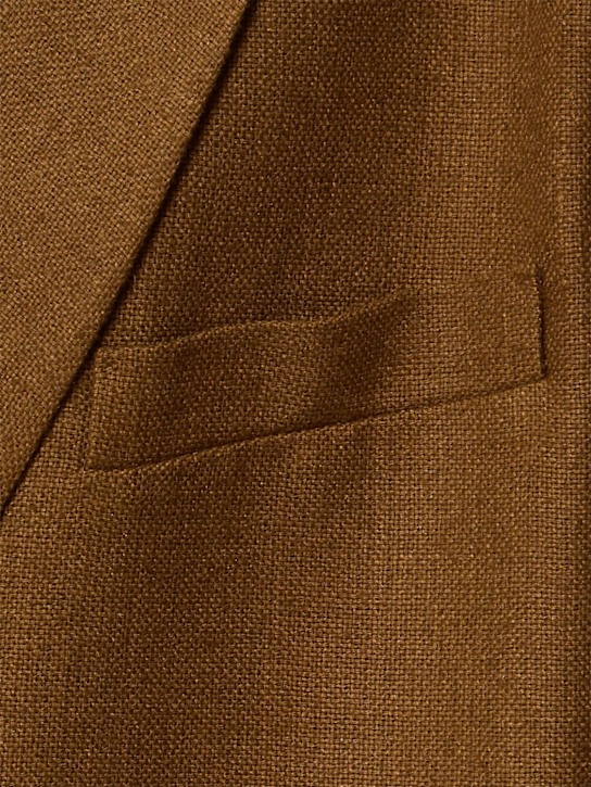 Blazé Milano: Kallima Nightbreak silk blazer - Light Brown - women_5 | Luisa Via Roma