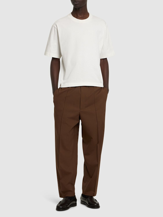 Seven Gauge: Heavy jersey short sleeve t-shirt - White - men_1 | Luisa Via Roma