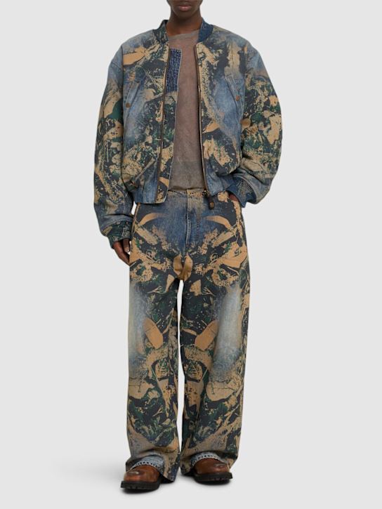 Oliev Messy Oak denim bomber jacket - Thumbnail 2