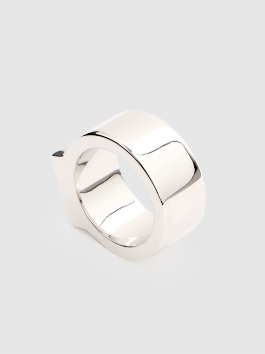 Acne Studios: Ring - Silver - men_2 | Luisa Via Roma