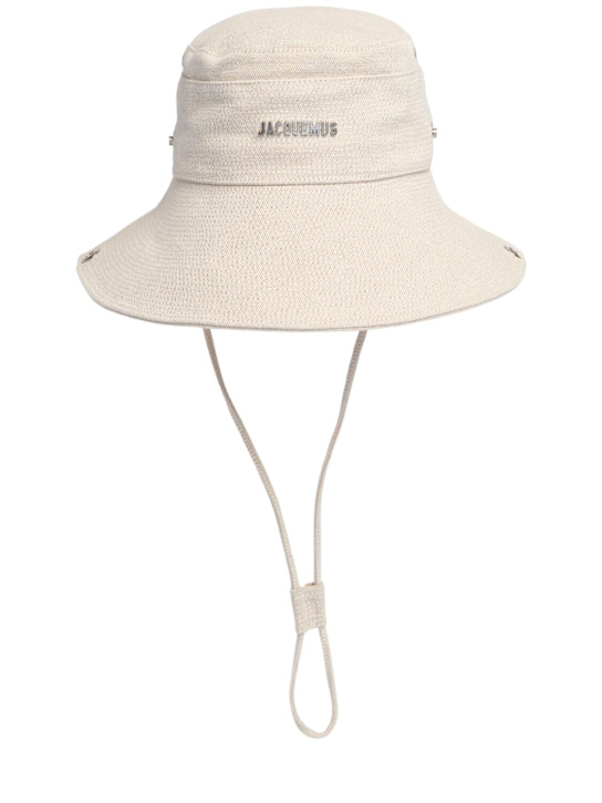 Jacquemus: Le Bob de-Nimes cotton hat - men_0 | Luisa Via Roma