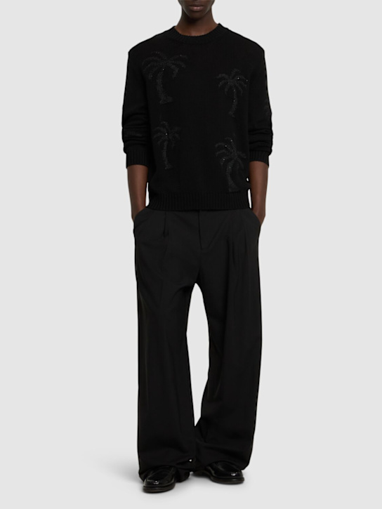 Laneus: Knit sweater - Nero/Black - men_1 | Luisa Via Roma