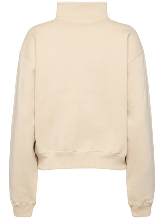 Jacquemus: Le camionneur cotton jersey sweatshirt - women_1 | Luisa Via Roma