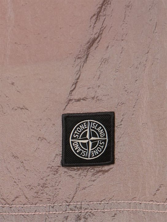 Stone Island: Logo patch shorts - men_3 | Luisa Via Roma
