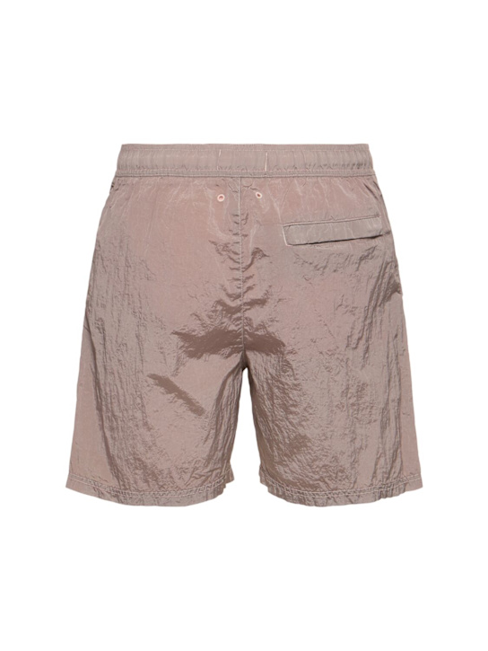 Stone Island: Logo patch shorts - men_2 | Luisa Via Roma