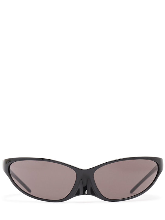 Balenciaga: Occhiali da sole BB0349S 4G in metallo - Nero - women_0 | Luisa Via Roma