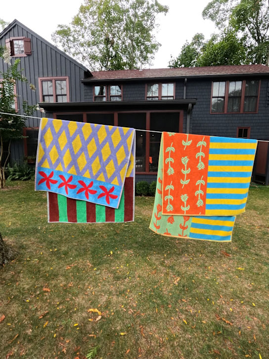 Dusen Dusen: Rose beach towel - women_1 | Luisa Via Roma