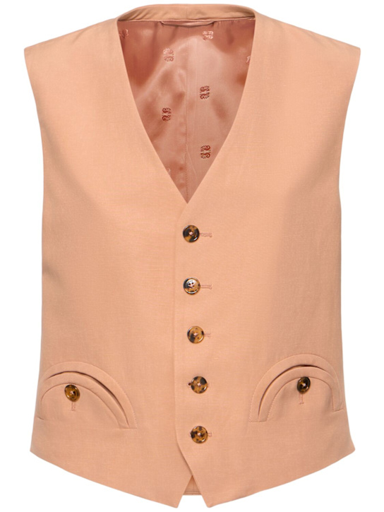 Flica Feral silk & linen vest