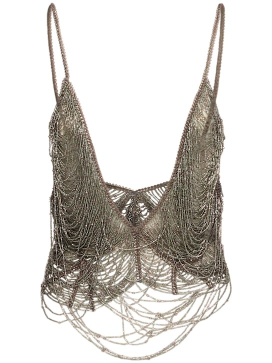 The Attico: Embellished top - women_0 | Luisa Via Roma