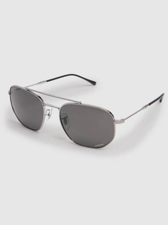 Ray-Ban: Occhiali da sole aviator Metal Revamp - Argento/Grigio - women_1 | Luisa Via Roma