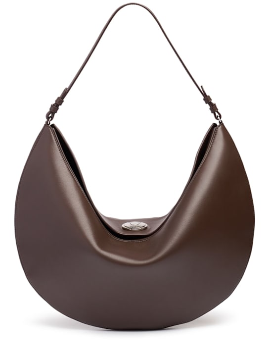 Jacquemus: Le Calisso Rond leather shoulder bag - women_0 | Luisa Via Roma
