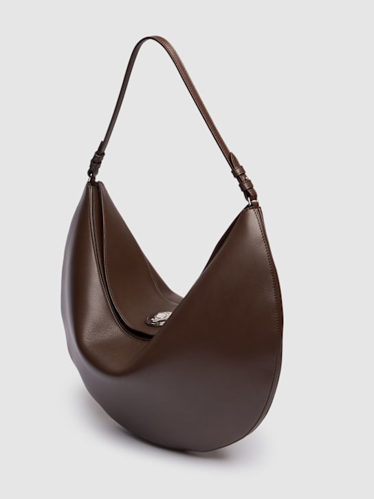 Jacquemus: Le Calisso Rond leather shoulder bag - women_1 | Luisa Via Roma