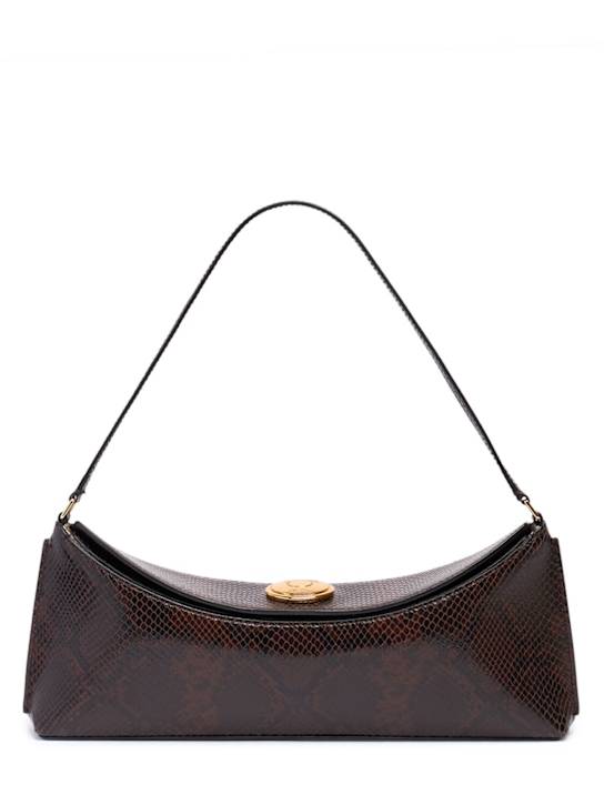 Jacquemus: Le Calisso snake print leather bag - women_0 | Luisa Via Roma