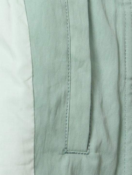 The Attico: Gabardine bomber jacket - Sage Green - women_5 | Luisa Via Roma