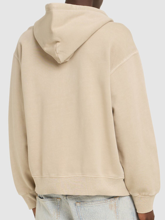 Carhartt WIP: Nelson hooded sweatshirt - Fleur De Sel - men_2 | Luisa Via Roma