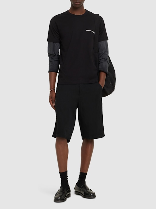 Comme des Garçons Shirt: Comme Des Garçons Shirt logo t-shirt - men_1 | Luisa Via Roma