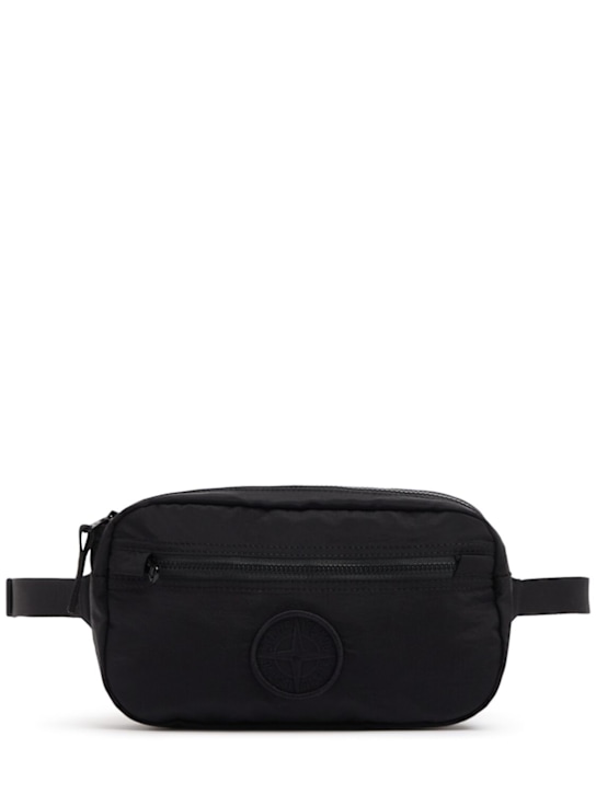 Stone Island: Logo belt bag - men_0 | Luisa Via Roma