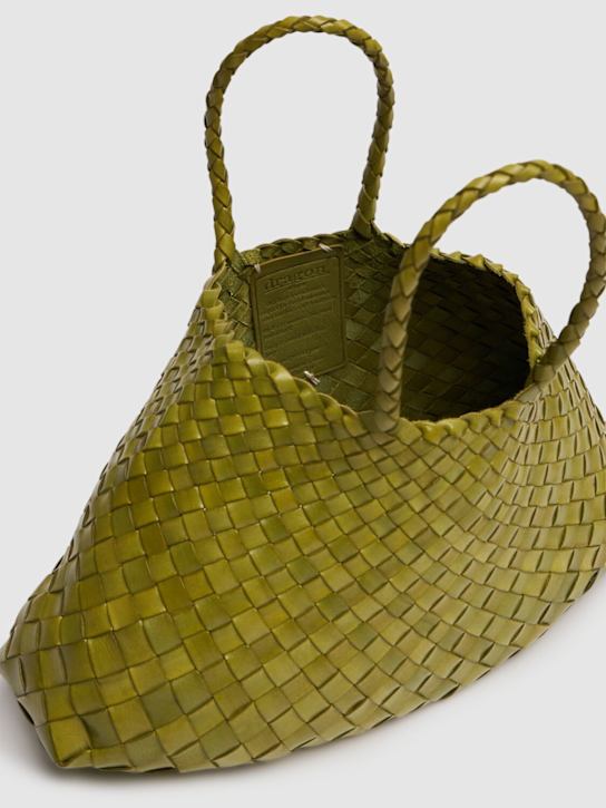 Dragon Diffusion: Santa Croce小号皮革单肩包 - Bamboo Green - women_5 | Luisa Via Roma