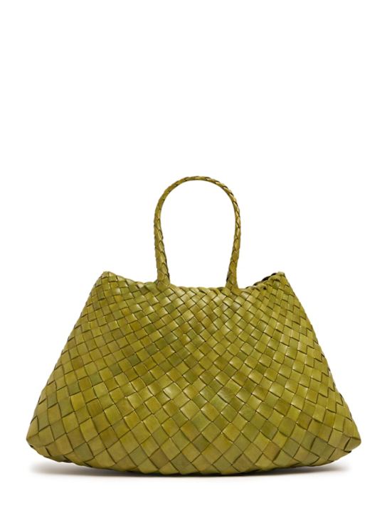 Dragon Diffusion: Santa Croce小号皮革单肩包 - Bamboo Green - women_0 | Luisa Via Roma