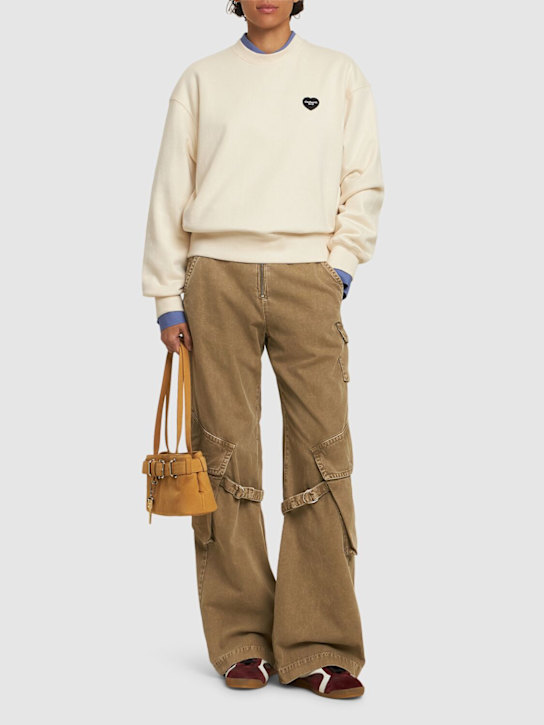Carhartt WIP: Ingo sweatshirt - Natural Beige - women_1 | Luisa Via Roma