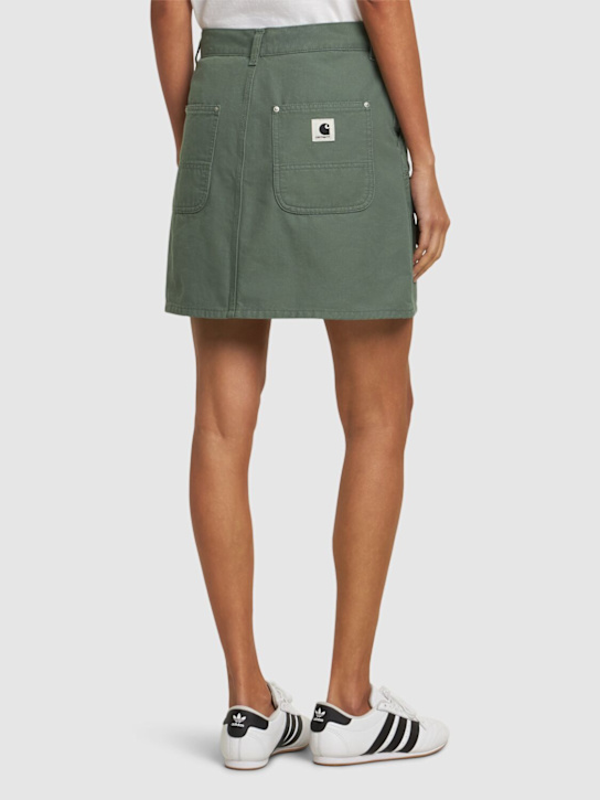 Carhartt WIP: Maeve double knee skirt - Park Green - women_2 | Luisa Via Roma