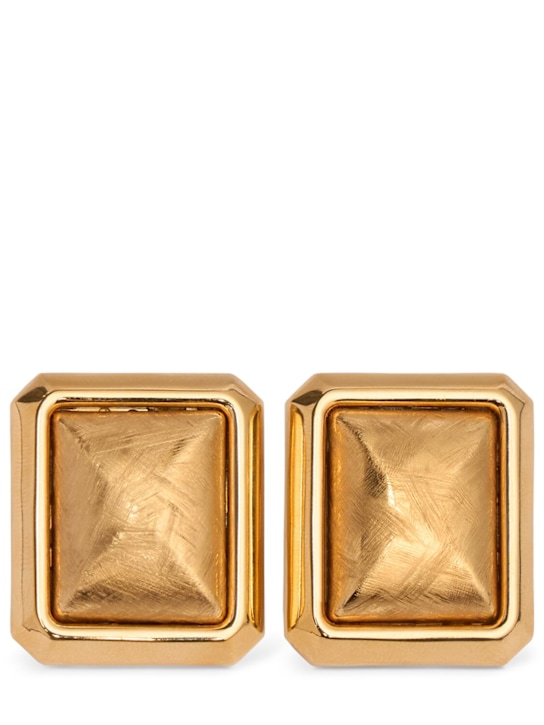 Jacquemus: Les Pendants Carré earrings - women_0 | Luisa Via Roma