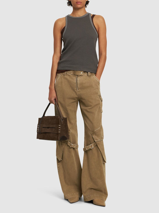 Acne Studios: Potinal カジュアルカーゴジーンズ - women_1 | Luisa Via Roma