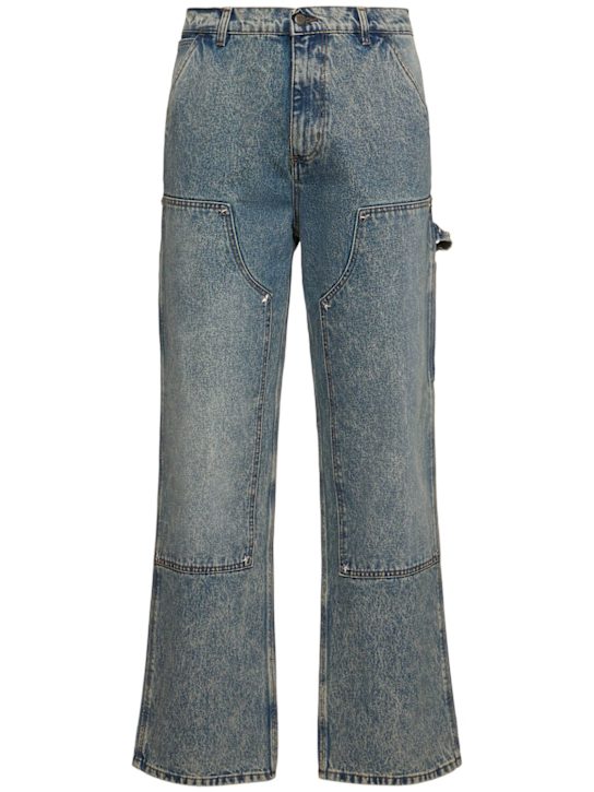 Amish: Dan Sablon double-knee jeans - Denim - men_0 | Luisa Via Roma