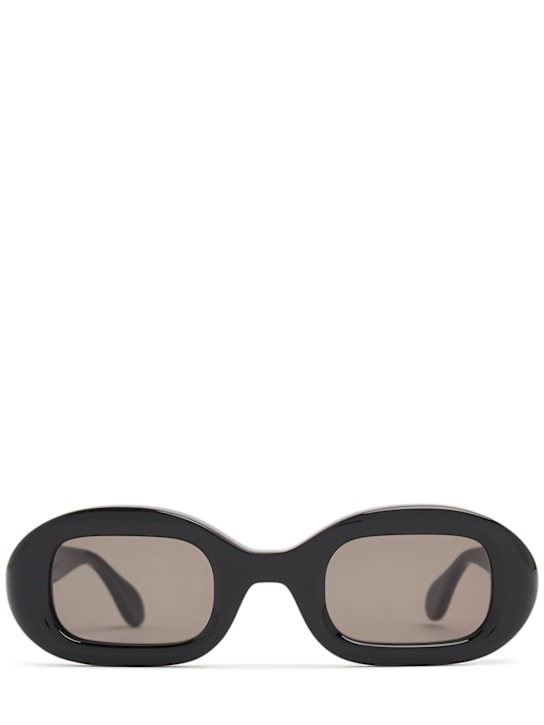 Delarge: Occhiali da sole Flow in acetato - Nero - women_0 | Luisa Via Roma