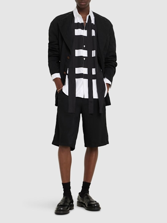 Comme des Garçons Shirt: Cotton & viscose shirt - men_1 | Luisa Via Roma