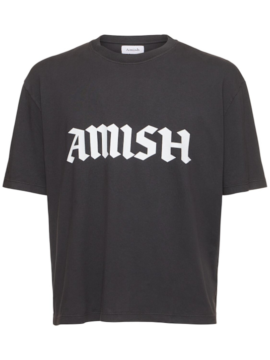 Amish: Crop t-shirt - men_0 | Luisa Via Roma